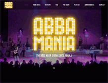 Tablet Screenshot of abbamania.com